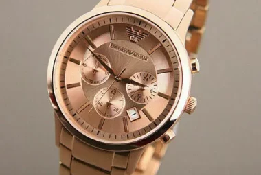 men's rose gold watch
